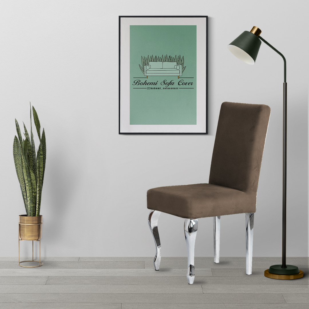 کاور صندلی با پارچه مخمل