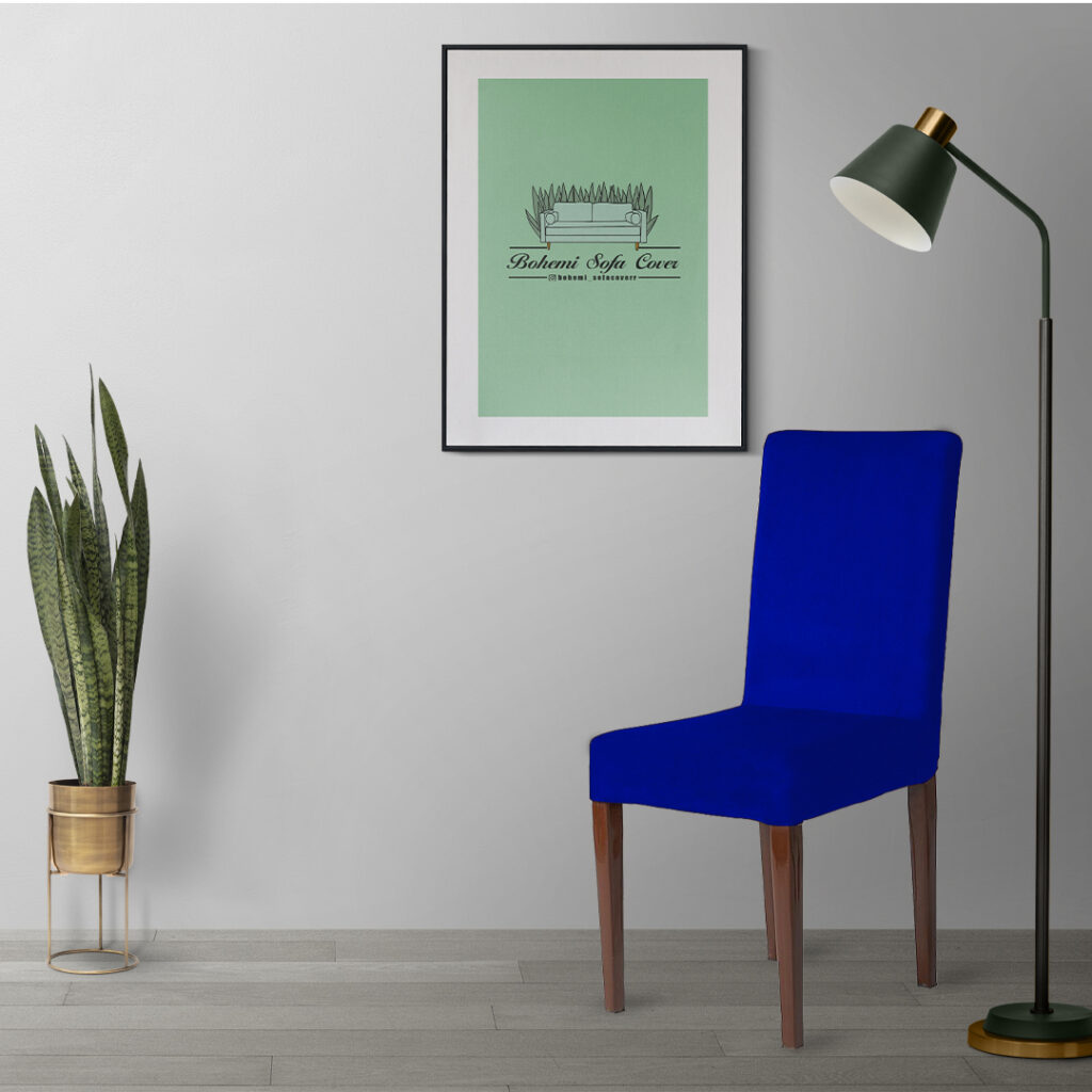 کاور صندلی با پارچه ساده