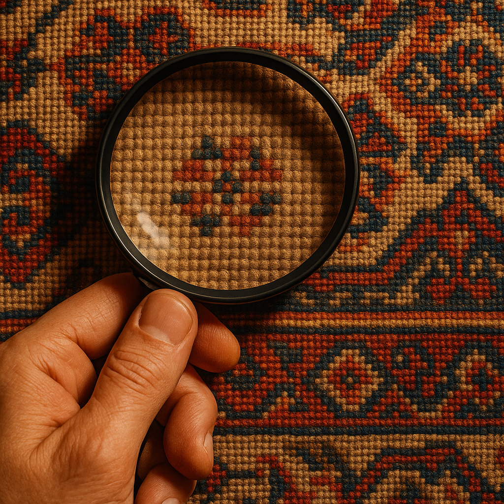 راهنمای تشخیص اصالت فرش دستبافت