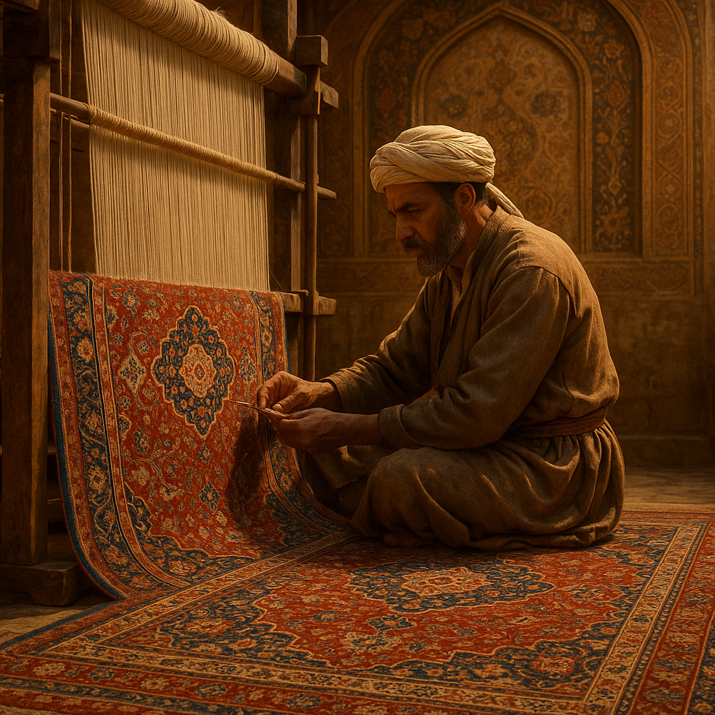 تاریخچه فرش و قالی‌ بافی